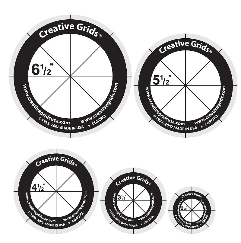 Creative Grids CGRCRCL Five Circles Template Rulers