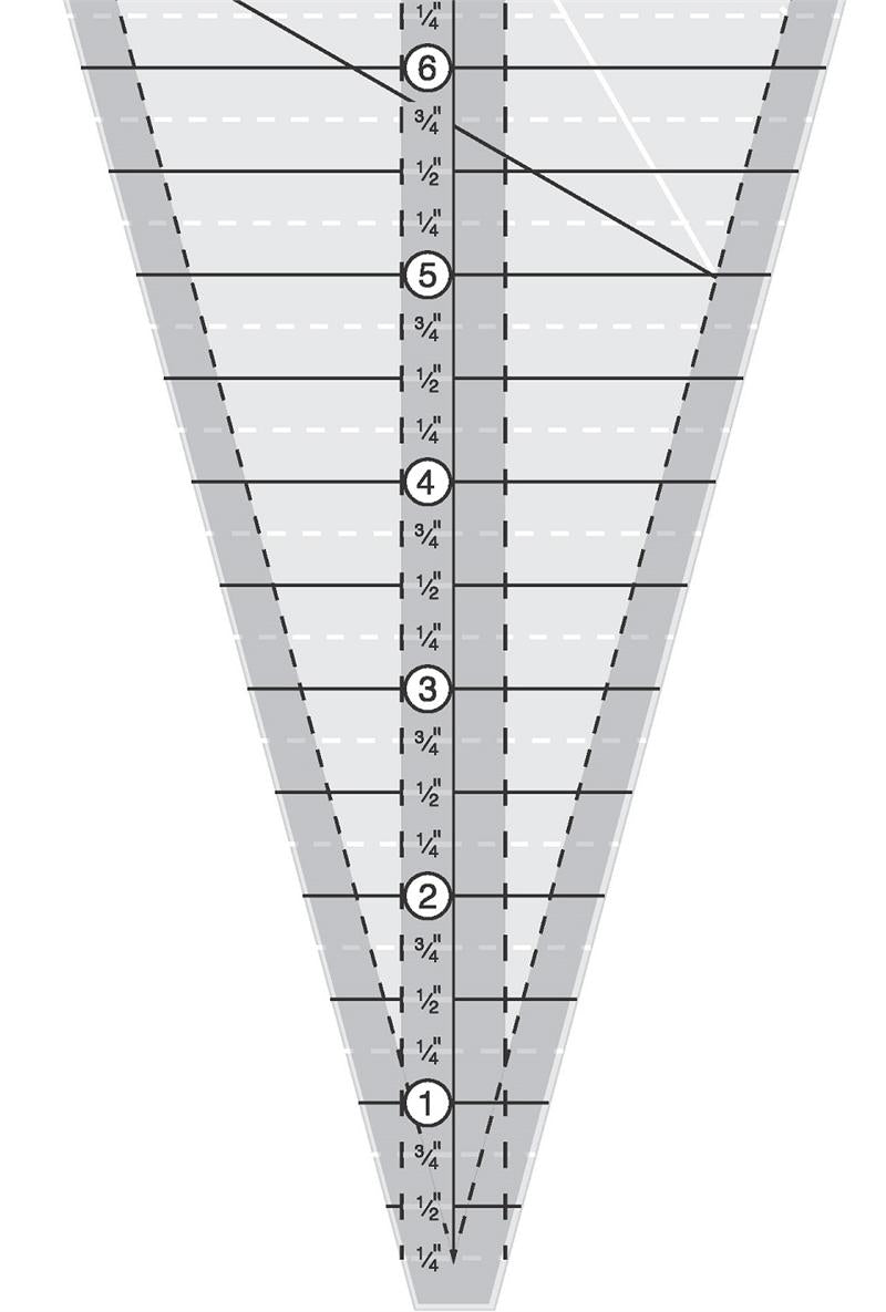 Creative Grids 30 Degree Triangle Ruler