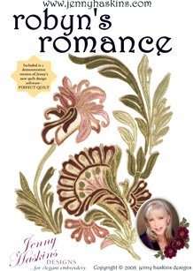 Janome Jenny Haskins Robyn's Romance Embroidery Designs CD