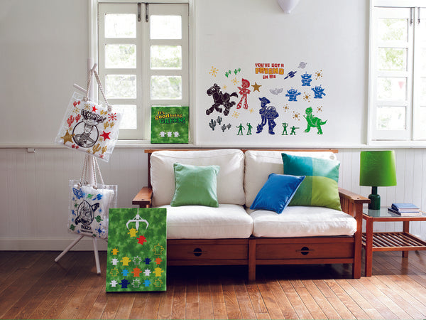 image of some of the creations you can make with the Brother CADSNP05 Disney Pixar Toy Story Pattern Collection