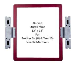 Brother Durkee Multi Needle Sturdy Embroidery Hoop Frame 14x12 SASTURDY12X14