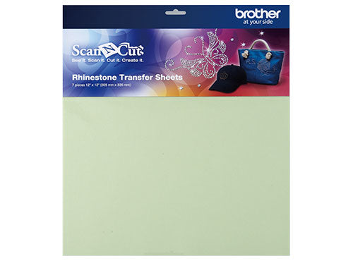Brother ScanNCut CARSTS1 Rhinestone Replacement Transfer Sheets 7 per Pack