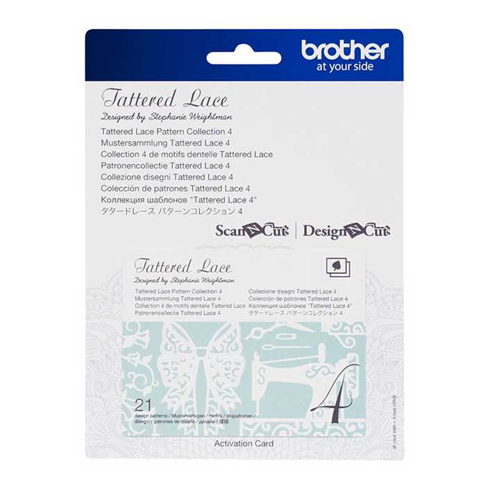 Brother ScanNCut Scan N Cut CATTLP04 Tattered Lace Collection 4