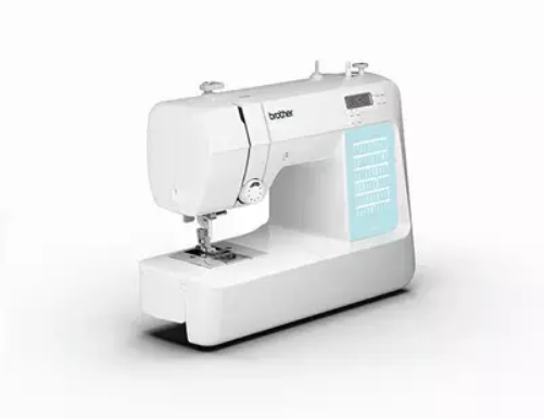 angled image of the brother cp60x computerized sewing machine