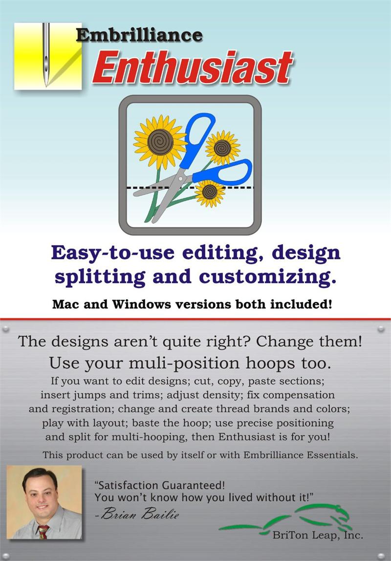 Embrilliance Software: Font Collection 2 Embroidery Software from BriTon  Leap for download