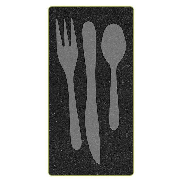AccuQuilt GO! Fork Knife Spoon Limited Edition Die view of patch
