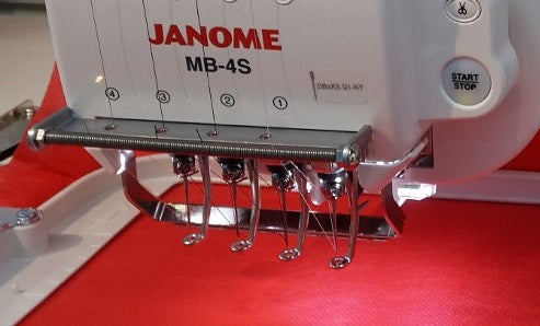 Janome MB4S Four Needle Embroidery Machine 9.5x7.9 for Sale at World Weidner