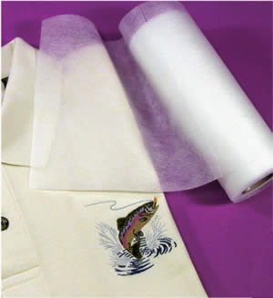 Fusible No-Show 8"x8" Precut Sheets Poly-Mesh Plus Iron On Cut Away Embroidery Stabilizer Backing
