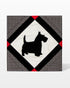 GO! Scottie Dog Die 55224 image of pattern on finished product