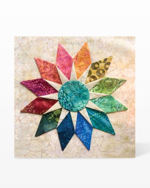 GO! Shooting Star-10" Finished by Edyta Sitar Die image of pattern