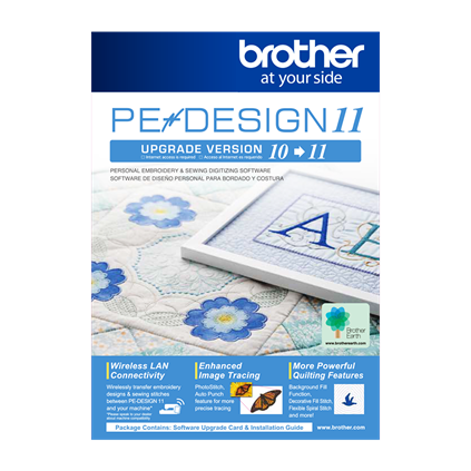 Brother SAVRPED11 Personal Embroidery and Sewing Digitizing Software Upgrade box