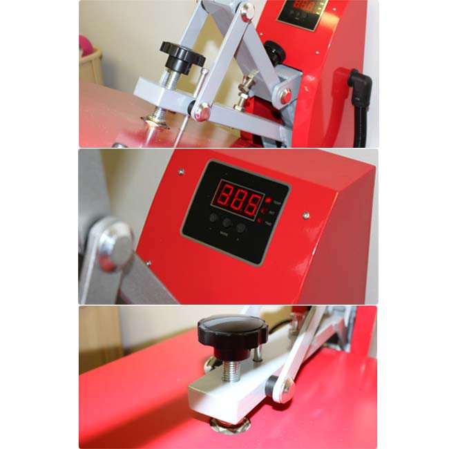 Siser Red Digital Clam Heat Press 15x15