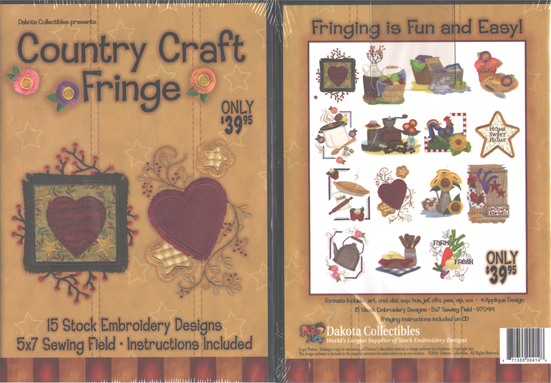 Dakota Collectibles 970414 Country Craft Fair Multi Format Embroidery Designs CD