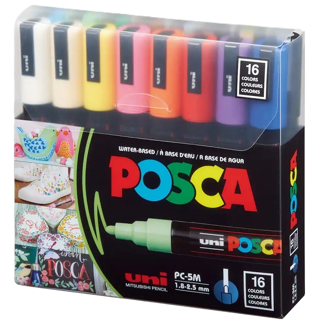 Posca World Map Posca Markers – World Weidner