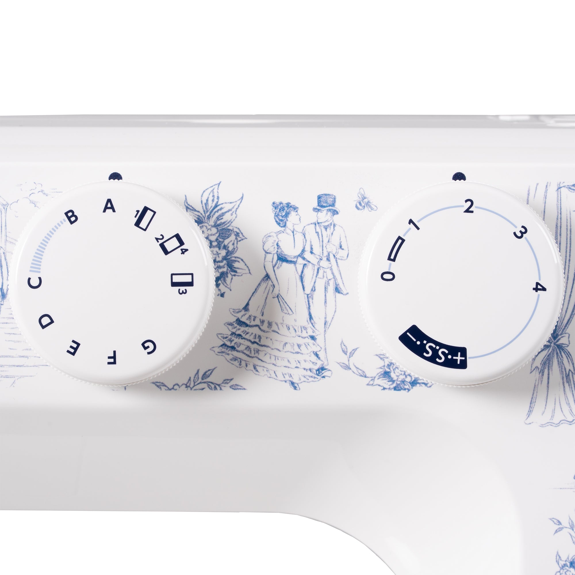 Janome Toile Romance Easy-to-Use 15-Stitch Sewing Machine Officially Licensed Bridgerton Collection