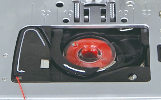 close up of the JUKI HZL-HT710 Sewing Machine plate