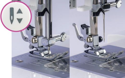 close up of the JUKI HZL-HT710 Sewing Machine needle