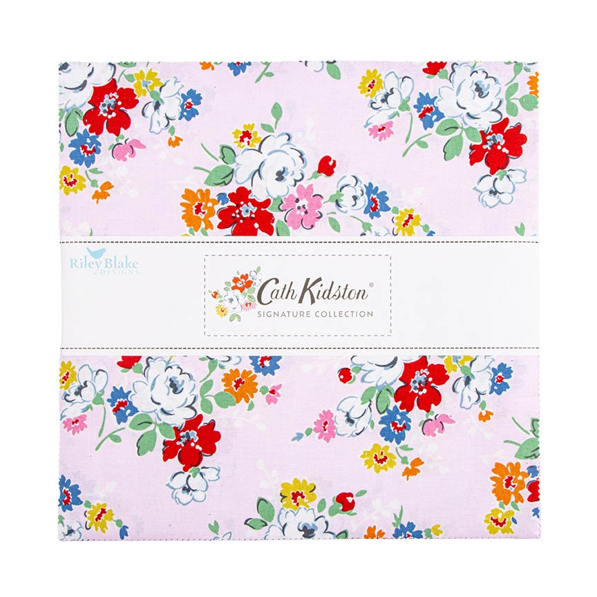 Fabric Riley Blake Precuts Cath Kidston Signature Collection 10" Stackers 10-18370-42
