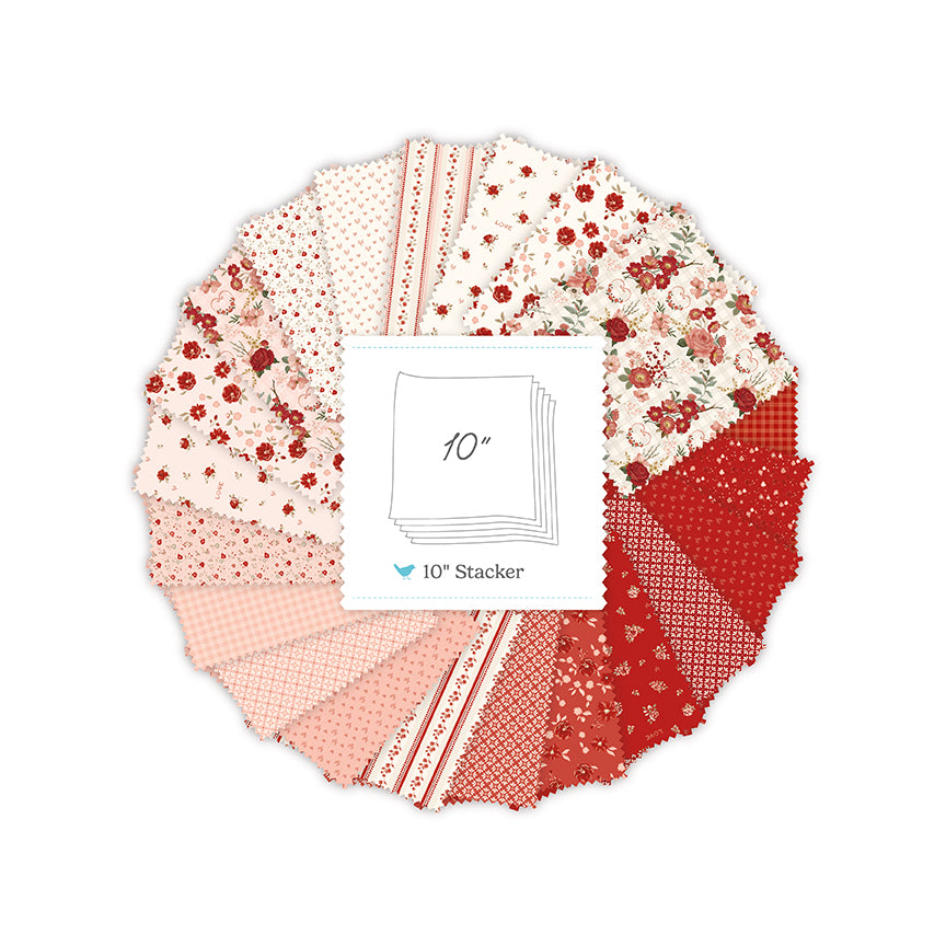 Fabric Riley Blake Precuts To My Love 42pc 10" Stacker 10-18580-42