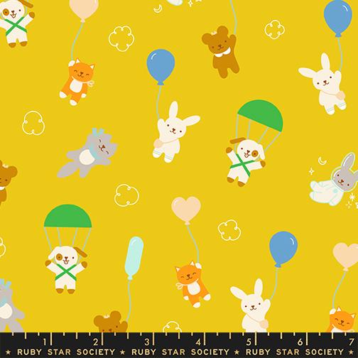 Fabric Ruby Star Society Starfruit Up Float by the Quarter Yard RS1143-12