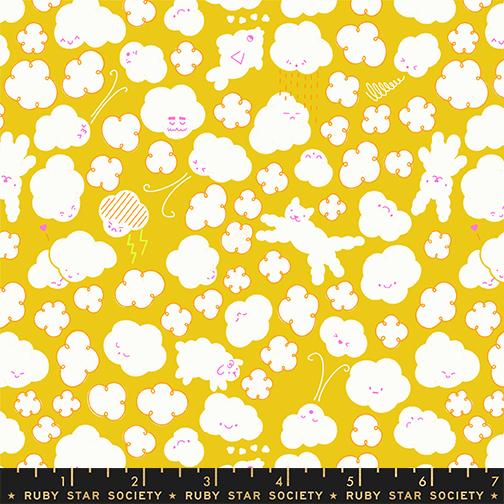 Fabric Ruby Star Society Starfruit Cloudy Float by the Quarter Yard RS1144-12