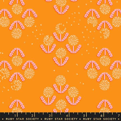 Fabric Ruby Star Society Cheddar Puff Float by the Quarter Yard RS1148-13