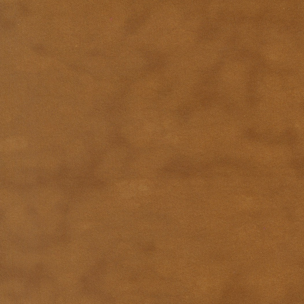 Fabric Moda Mustard Mottled Flannel Gathering Basics by the Quarter Yard 1040-98F