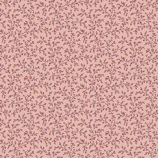 Fabric Andover Rose Brambleberry Secret Stash Favorites Amber by Laundry Basket Quilts by the Quarter Yard A-10549-E
