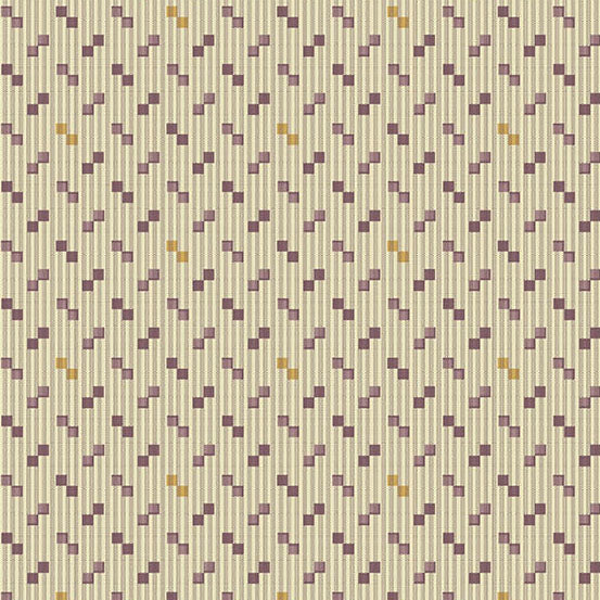 Fabric Andover Violet Box Step Secret Stash Favorites Amber by Laundry Basket Quilts by the Quarter Yard A-10563-P
