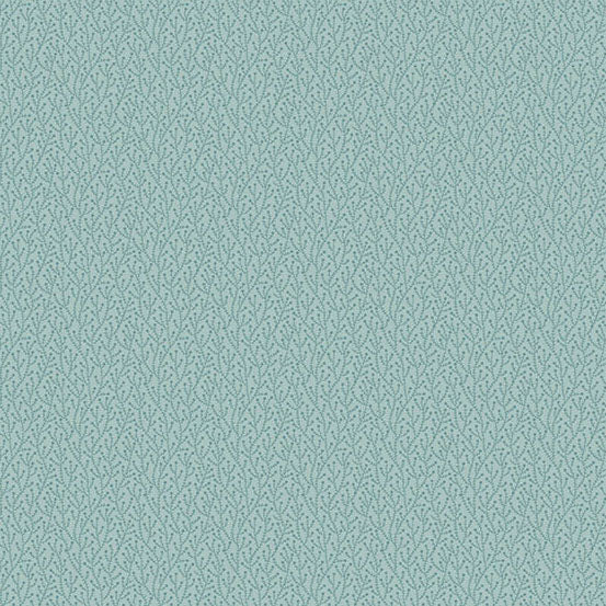 Fabric Andover Ice Wintergreen Secret Stash Favorites Blue Willow by Laundry Basket Quilts by the Quarter Yard A-10564-B