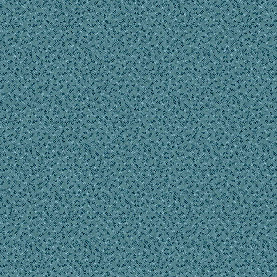 Fabric Andover Teal Meadow Secret Stash Favorites Blue Willow by Laundry Basket Quilts by the Quarter Yard A-10575-B