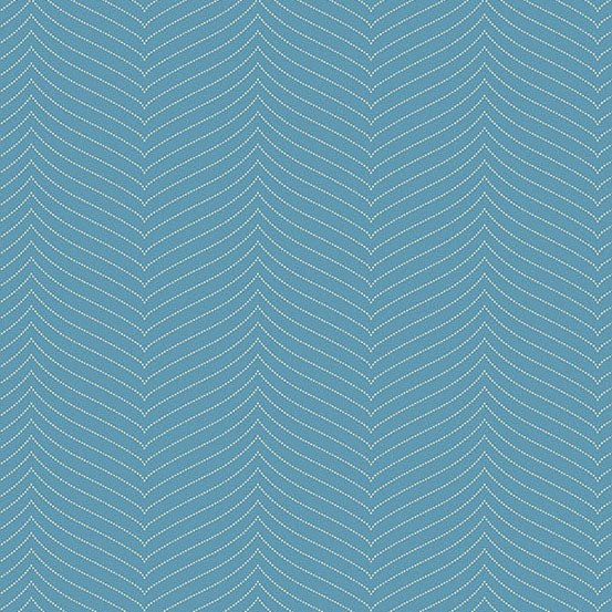 Fabric Andover Morning Herringbone Secret Stash Favorites Blue Willow by Laundry Basket Quilts by the Quarter Yard A-10580-B