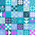 Fabric Andover Dusk Pieced Together Patchwork and Petals by the Quarter Yard 10613-T