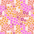 Fabric Andover Peach Patchwork and Petals by the Quarter Yard 10614-E