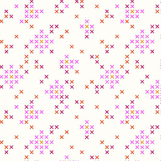 Fabric Andover Vanilla Floral Stitches Patchwork and Petals by the Quarter Yard 10615-L