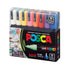 Posca Paint Marker 16 Colors PC-5M Medium Basic Set