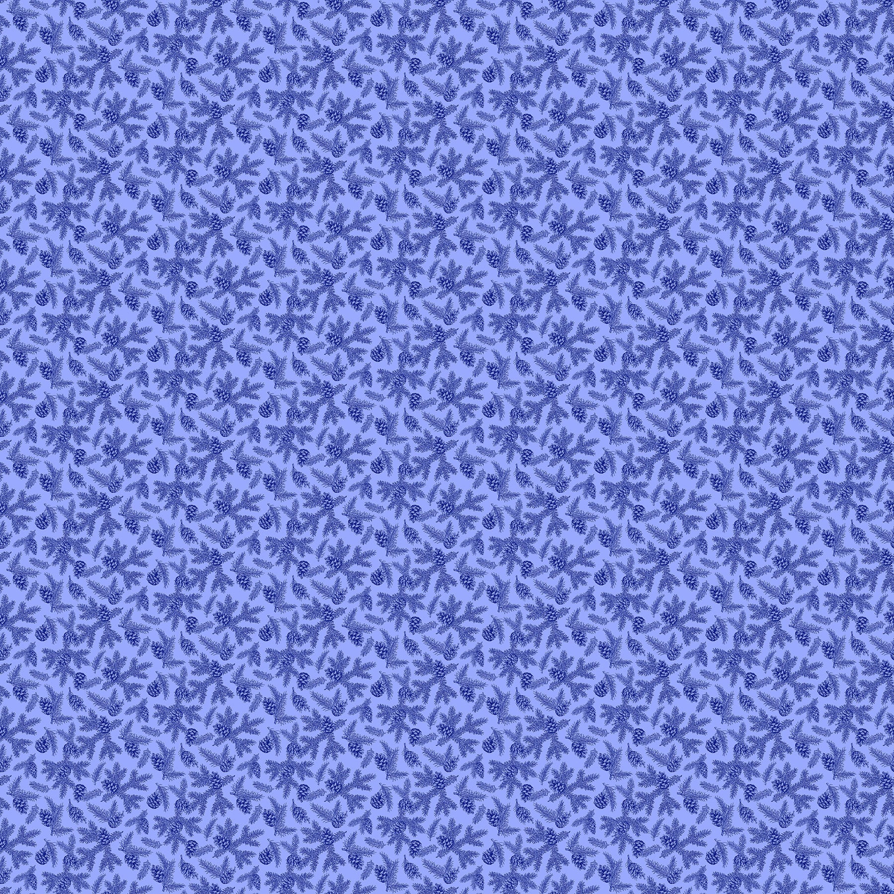 Fabric Patrick Lose Blue Woodsy Winter Twilight by the Quarter Yard 10766-44