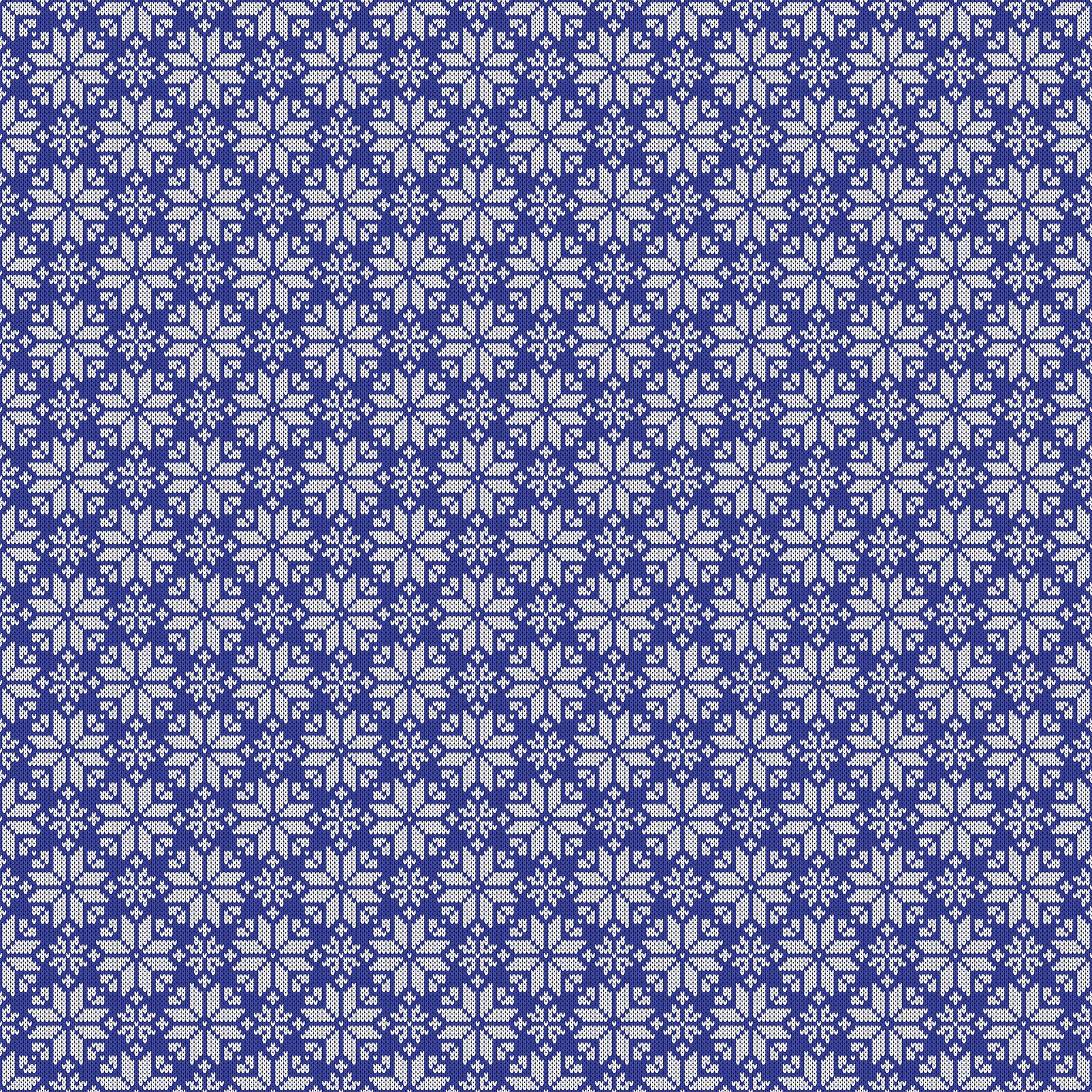 Fabric Patrick Lose Arctic Festive Fair Isle Winter Twilight by the Quarter Yard 10767-45