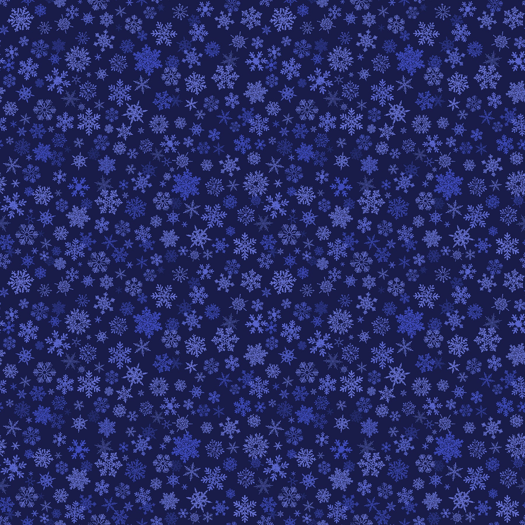 Fabric Patrick Lose Deep Blue Flaky Winter Twilight by the Quarter Yard 10770-48