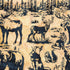 Fabric Lumin Brown Ecru Forest Animals Fur and Forest Island Batiks by the Quarter Yard 112610051