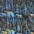 Fabric Lumin Midnight Blue Bears and Fir Trees Twigs and Tails Island Batiks by the Quarter Yard 112611595