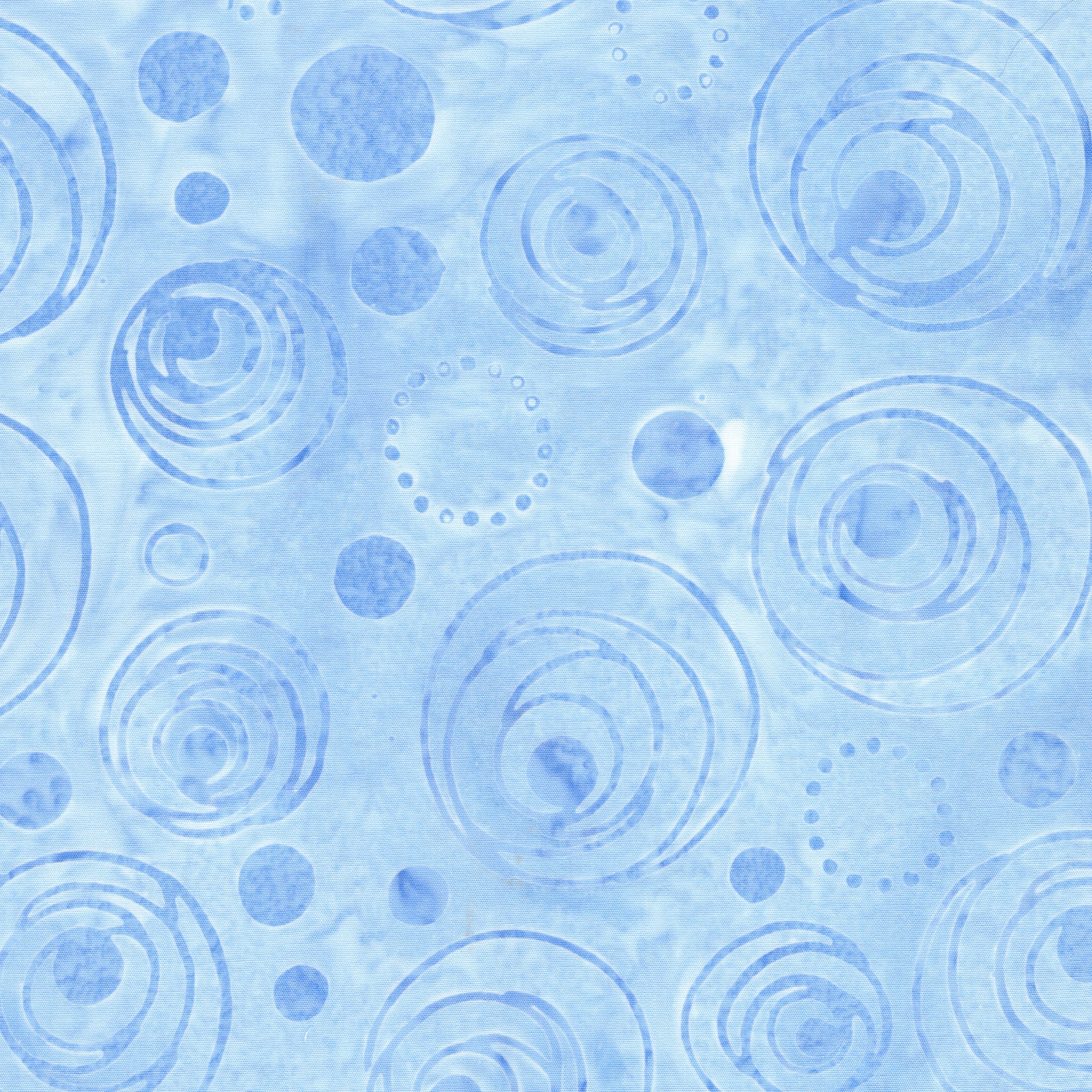 Fabric Lumin Blue/Bluebelle Circle in Circle Pixelwave Island Batiks by the Quarter Yard 112667505