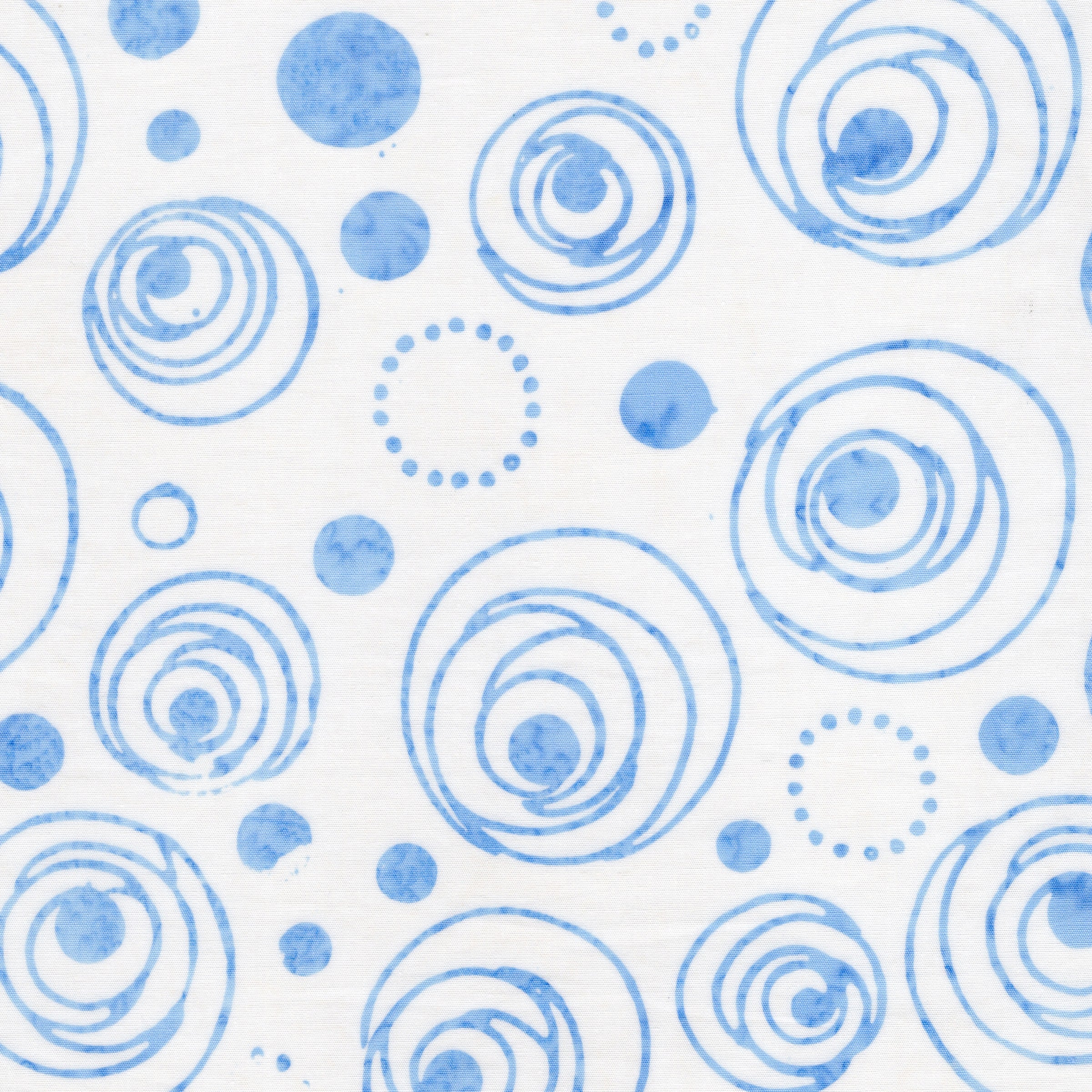 Fabric Lumin White Circle in Circle Pixelwave Island Batiks by the Quarter Yard 112667700