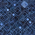 Fabric Lumin Blue/Midnight Blue Squares Pixelwave Island Batiks by the Quarter Yard 112669595
