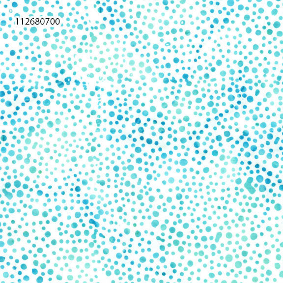Fabric Lumin White Mini Dot Feather Fantasy Island Batiks by the Quarter Yard 112680700