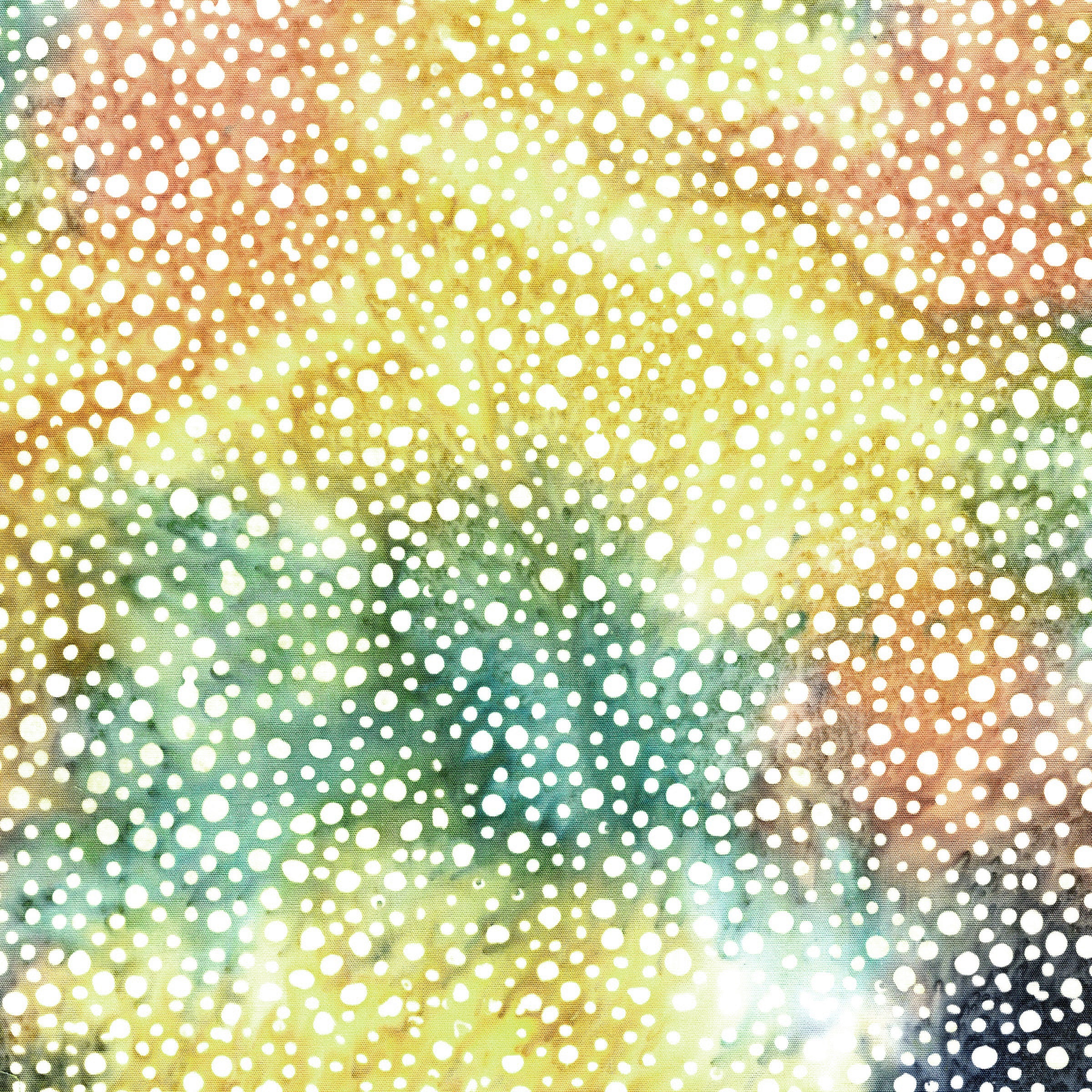 Fabric Lumin Multi Green Brown Pinecone Mini Dot Twigs and Tails Island Batiks by the Quarter Yard 112680835