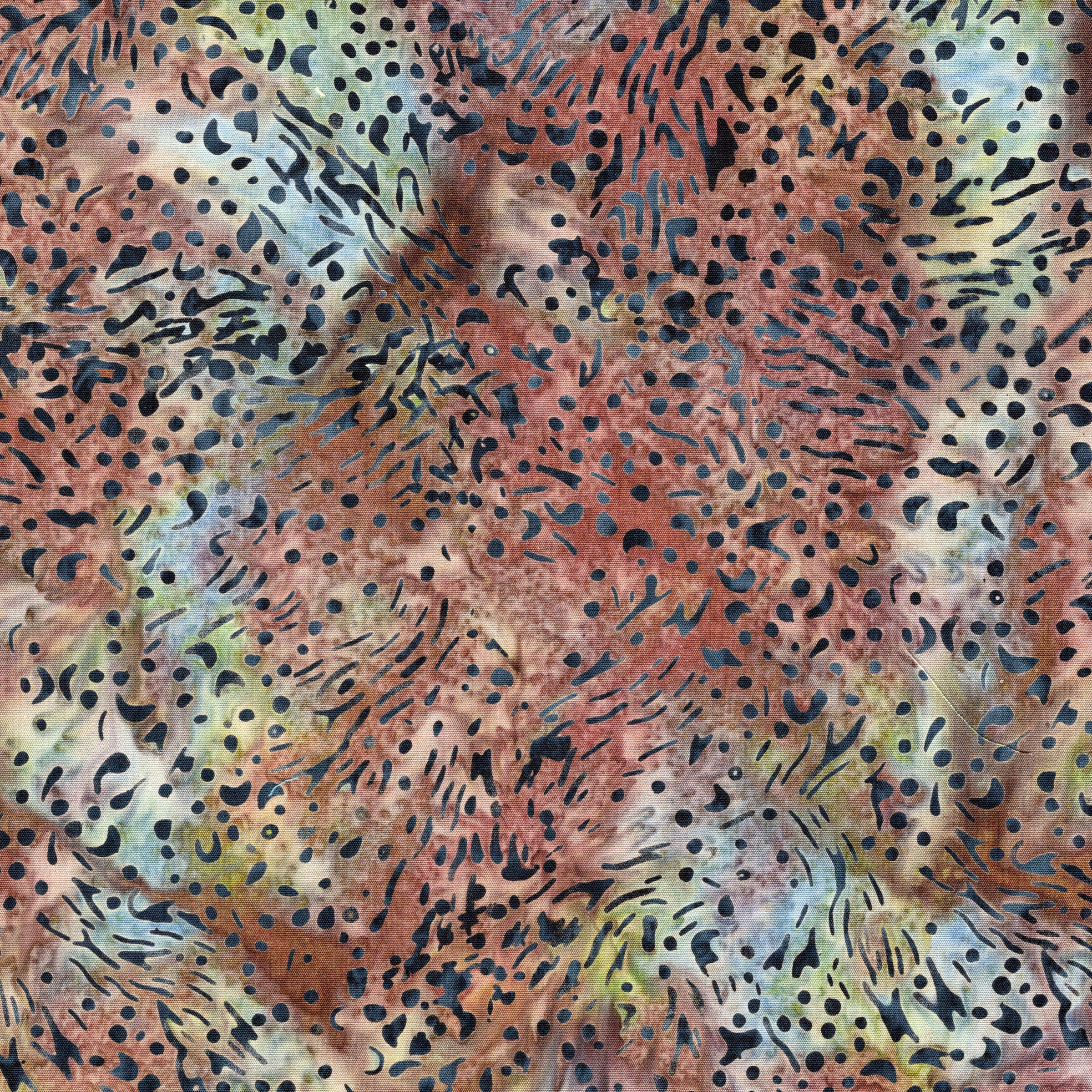 Fabric Lumin Multi Brown Blue Red Tumbleweed Twigs and Tails Island Batiks by the Quarter Yard 112682818