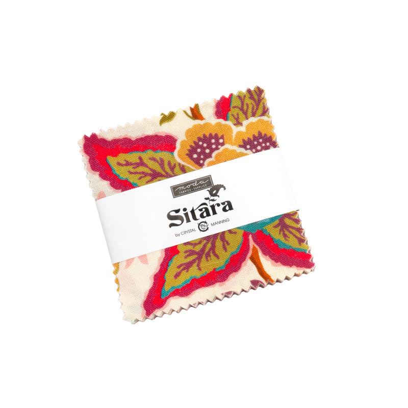 Fabric Moda Precuts Sitara 2.5" Mini Charm Pack 11980MC