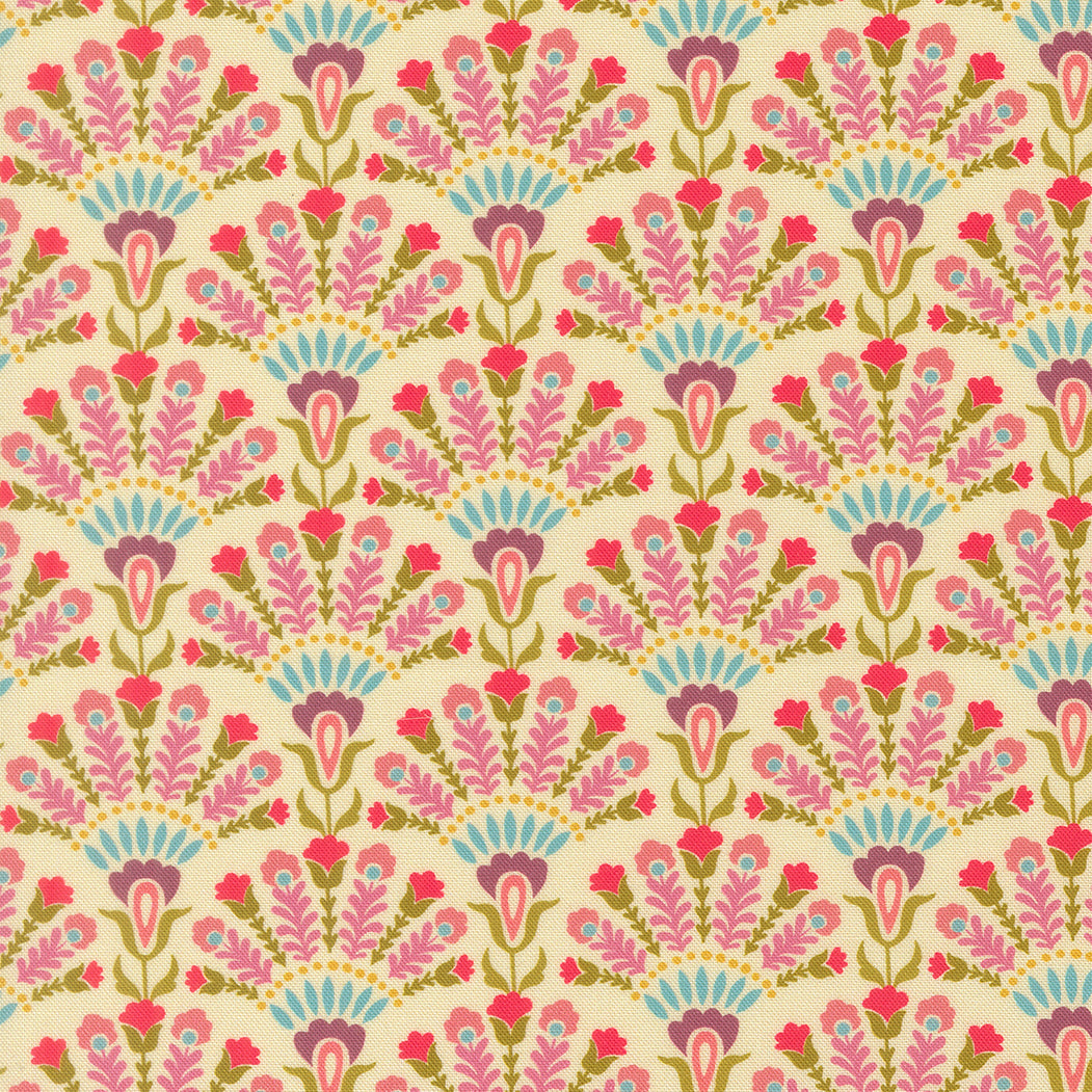 Fabric Moda Cream Opaline Sitara by the Quarter Yard 11983-11
