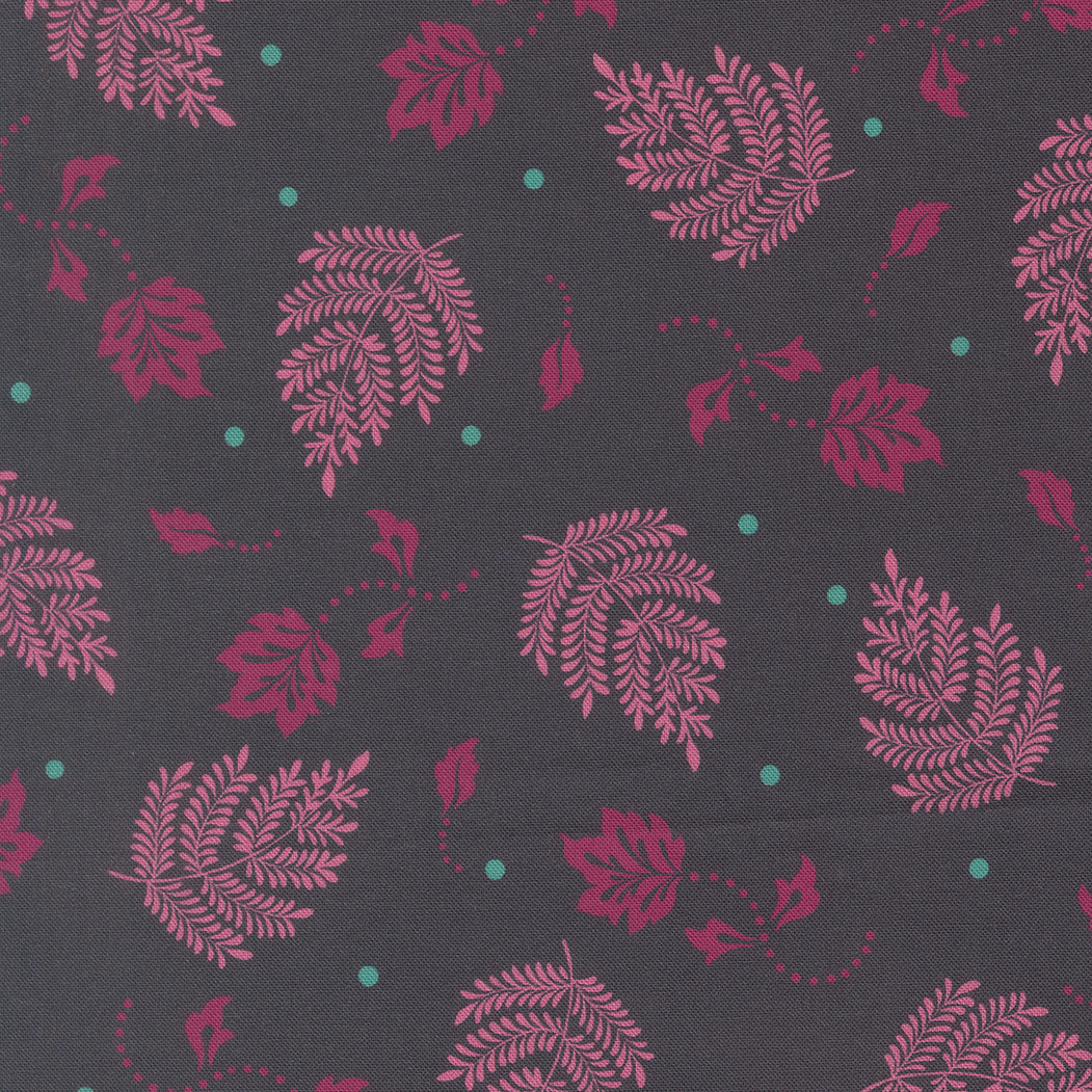 Fabric Moda Midnight Paisley Leaf Sitara by the Quarter Yard 11986-12